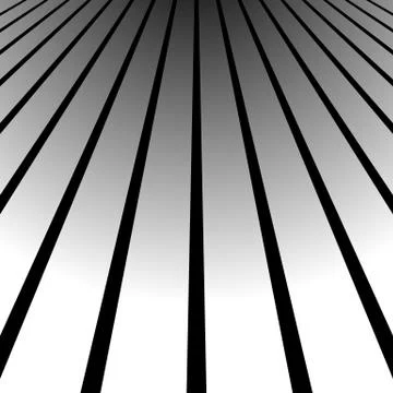 3d vanishing, converging lines. Spatial space, zoom lines, perspective backgr Stock Illustration