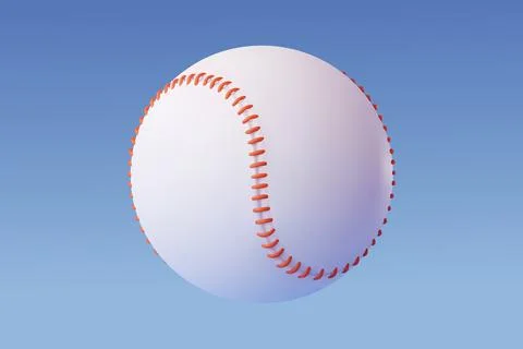 3d Vector baseball ball, Sport and Game competition concept. Stock Illustration