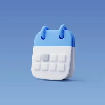 3d Vector Calendar Assignment, Time management, Workflow Planning concept. Stock Illustration