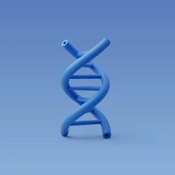 3d Vector DNA, Molecular Chemistry, Physics Science concept. Stock Illustration