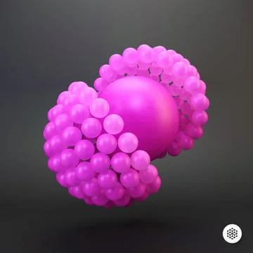 3d vector illustration. 3d vector illustration. Concept for science, socia... Stock Photos