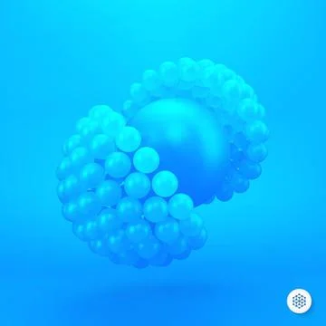 3d vector illustration. 3d vector illustration. Concept for science, socia... Stock Photos
