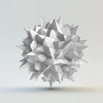 3D vector illustration. Abstract background Illustrazione stock