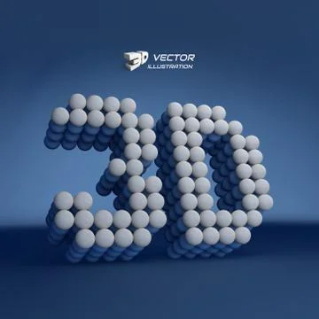 3d vector illustration Stock Illustration