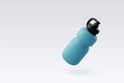 3d Vector Shaker water bottle, Drink for fitness, Sport equipment. Stock Illustration