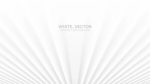 3D Vector Smooth Blurred Perspective Lines White Abstract Background Stock Illustration