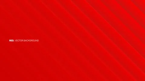 3D Vector Smooth Lines Deep Red Blurred Abstract Background Stock Illustration