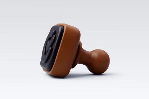 3d Vector Stamp tool, Law, Judge and prosecutor concept. Stock Illustration