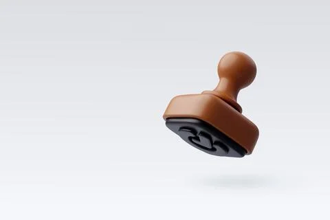 3d Vector Stamp tool, Law, Judge and prosecutor concept. Stock Illustration