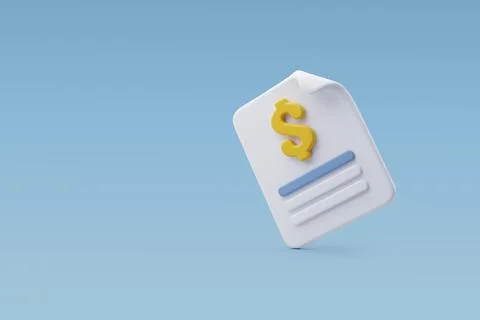 3d Vector Statement bank account quality guarantee, Financial services. Stock Illustration