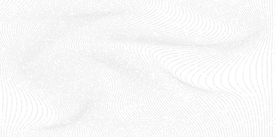 3D Vector wave dotted pattern. smooth dynamic curve flowing 스톡 일러스트