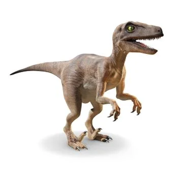 3d velociraptor Stock Illustration