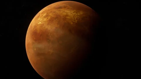 3D Venus And Space Stock Footage 244998819