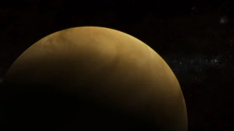 3d Venus atmosphere planet view star space Stock Footage 221906672