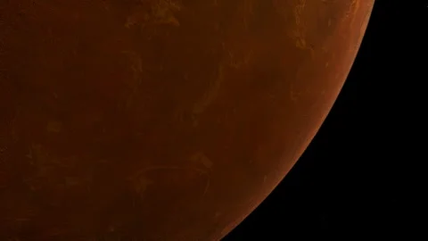 3D Venus Planet In Space Background Stock Footage 244998962