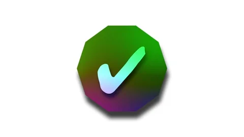 3D Verified Check Animation, Stylized Ch... | Stock Video | Pond5