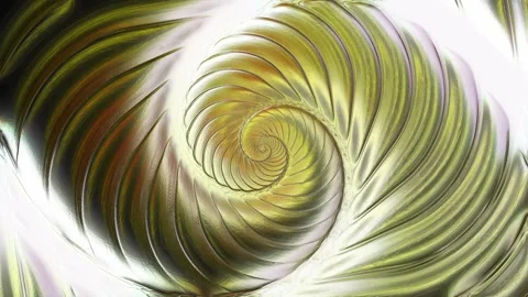 3d video of abstract art of background with surreal spiral pattern Stock Footage 270089622