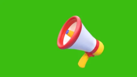 3d video animation loudspeaker or broadcast Stock Footage 234633036