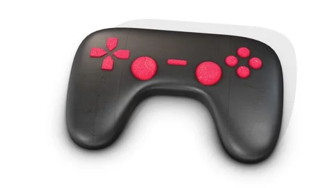 3D Videogame Controller. Joystick 3D Animation. Game Controller Icon. 4K Stock Footage 283490330