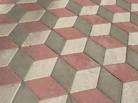 3d view of bricks Stock Photos