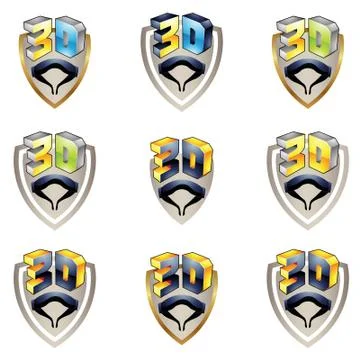 3D Viewing Experience 3 Stock Illustration