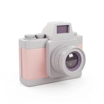 3D-Vintage-Camera-Prop-3D Stock Illustration