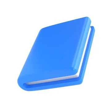 3d violet cute empty notepad book stationery for school isolated background with 스톡 일러스트