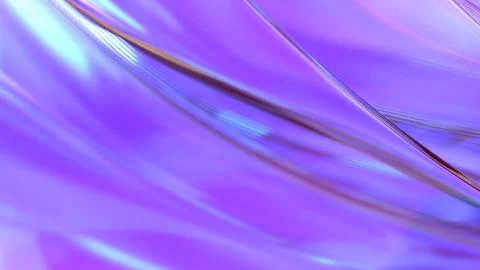 3D violet translucent abstract wave wallpaper background. Shiny curved orga.. イラスト素材