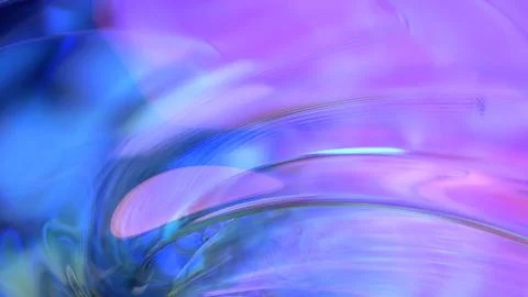 3D violet translucent abstract wave wallpaper background. Shiny curved orga.. イラスト素材