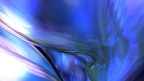 3D violet translucent abstract wave wallpaper background. Shiny curved orga.. Illustrazione stock