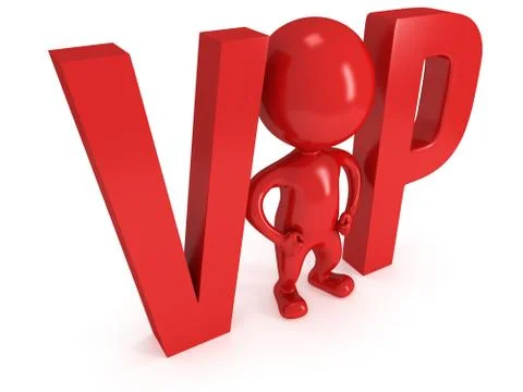 3d VIP man Ilustración de archivo