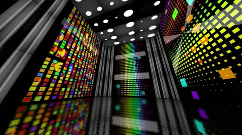 3D virtual studio 1 Stock Footage 49990693