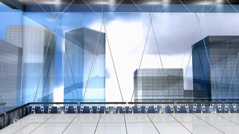 3D Virtual Studio Set Background | Stock Video | Pond5