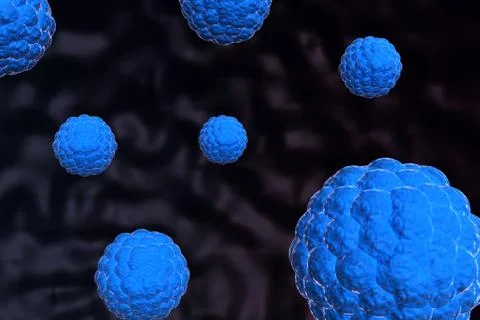 3d Virus Stock Illustration