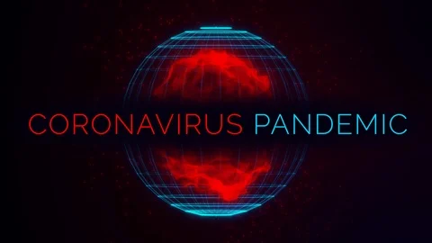 3D Virus model of Coronavirus outbreak Stock Footage 126472880