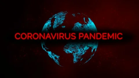 3D Virus model of Coronavirus outbreak Stock Footage 126553250