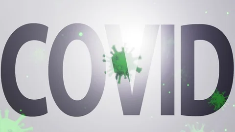 3D virus molecule green bacterium Stock Footage 126635074