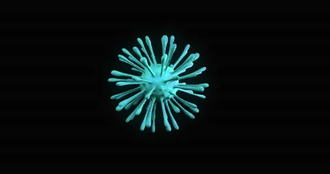 3d visualisation of corona virus Stock Footage 140653894