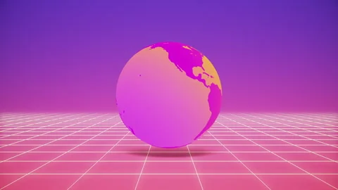 3D visualisation of metaverse immersive virtual world with endless space Stock Footage 246522638