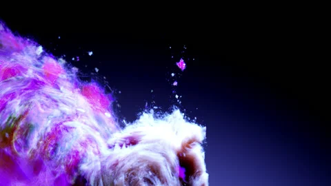 3d visualization of abstract forms Stock Footage 149121379