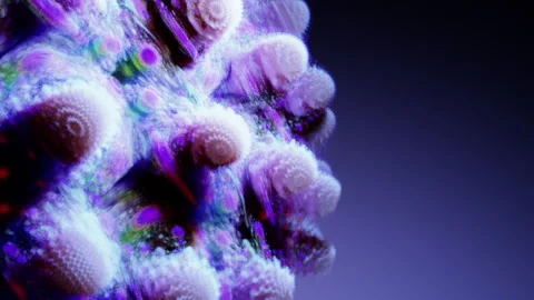 3d visualization of abstract forms Vídeo Stock 150412544