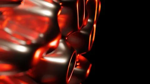 3d visualization abstraction of a color wave Stock Illustration