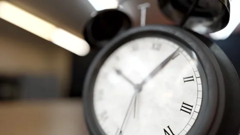 3d visualization of an antique clock made of wood Stock Footage 251856555