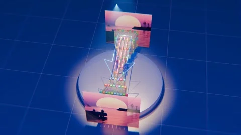 3D Visualization of Autoencoder for Image Denoising: From Noisy Input to Clean Stock Footage 277342791