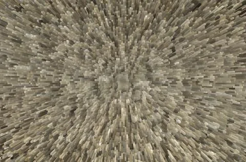 3D visualization. Background from spiny twigs of wild plants. Stock Illustration