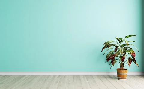 3D visualization of the living room interior. Illustrazione stock