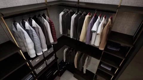 Closet 3D Stock Videos – Royalty-Free HD & 4K Videos