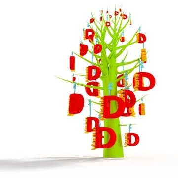 3d vitamins. Stock Illustration