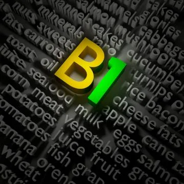 3d vitamins. Stock Illustration