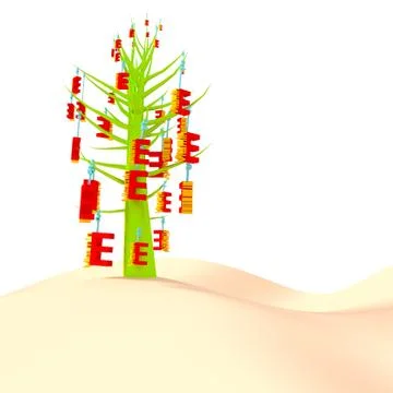 3d vitamins. Illustrazione stock